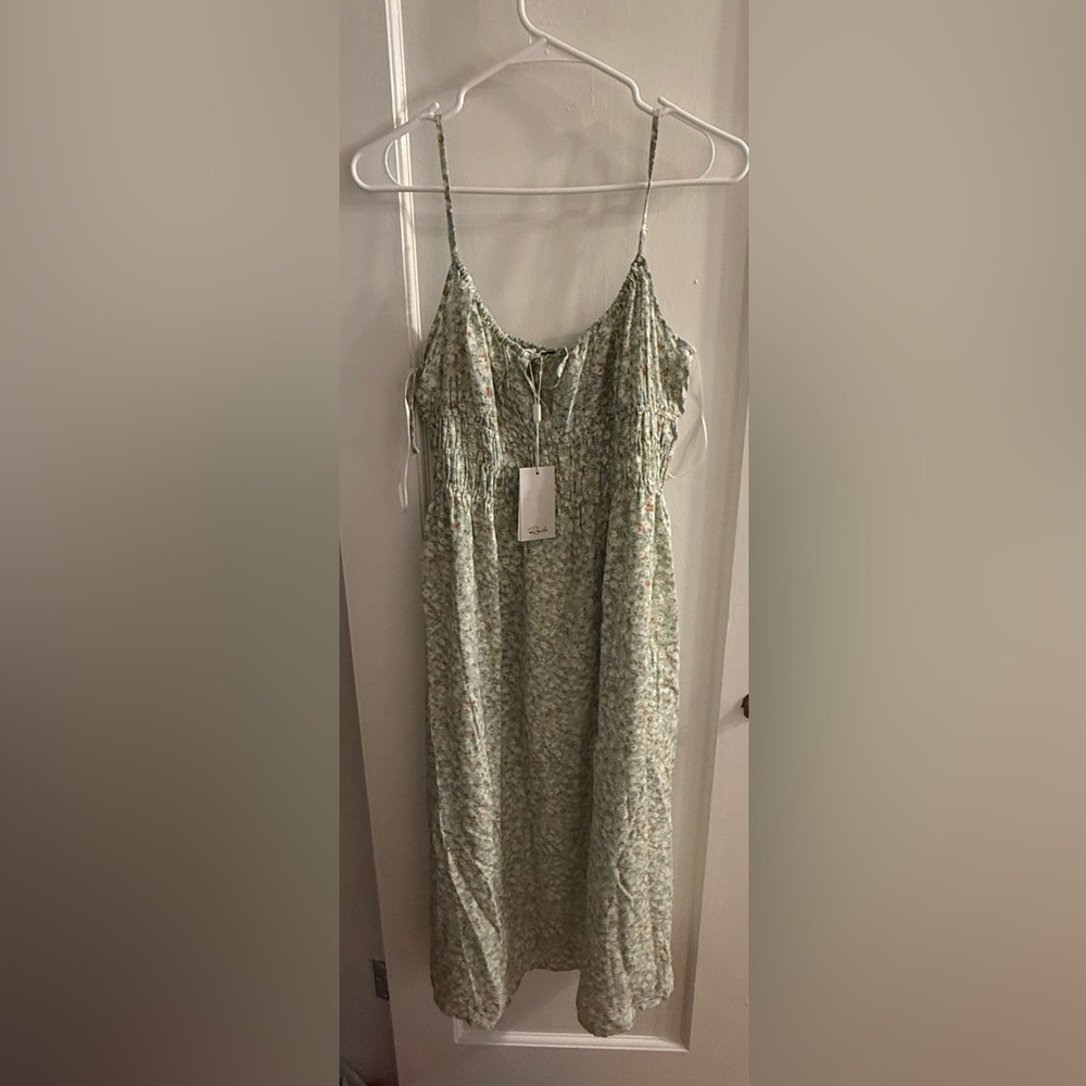 Rails Green Floral Blouse